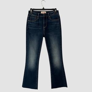 Driftwood Cotton Dark Blue High Waist Cropped Pants US26 ($158)